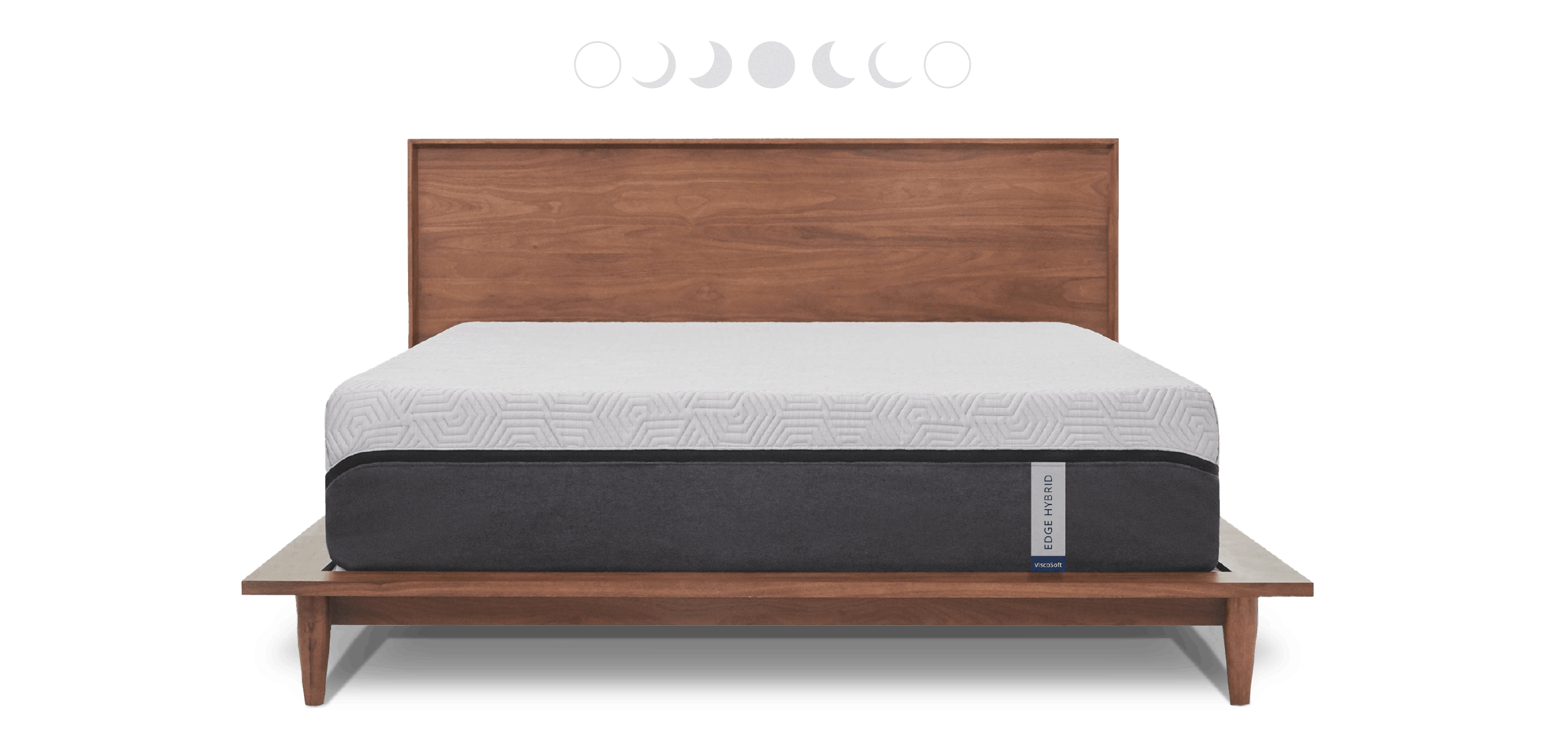 mattress on bedframe