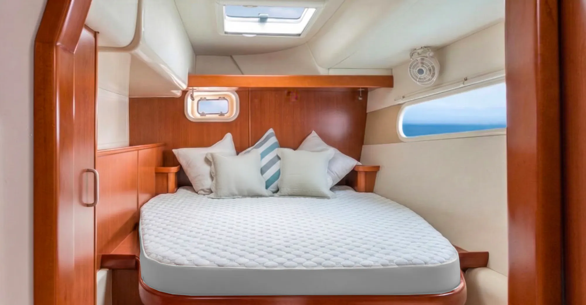 Mattress protectors for boat cabin bed