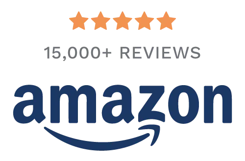 15,000+ Reviews on Amazon