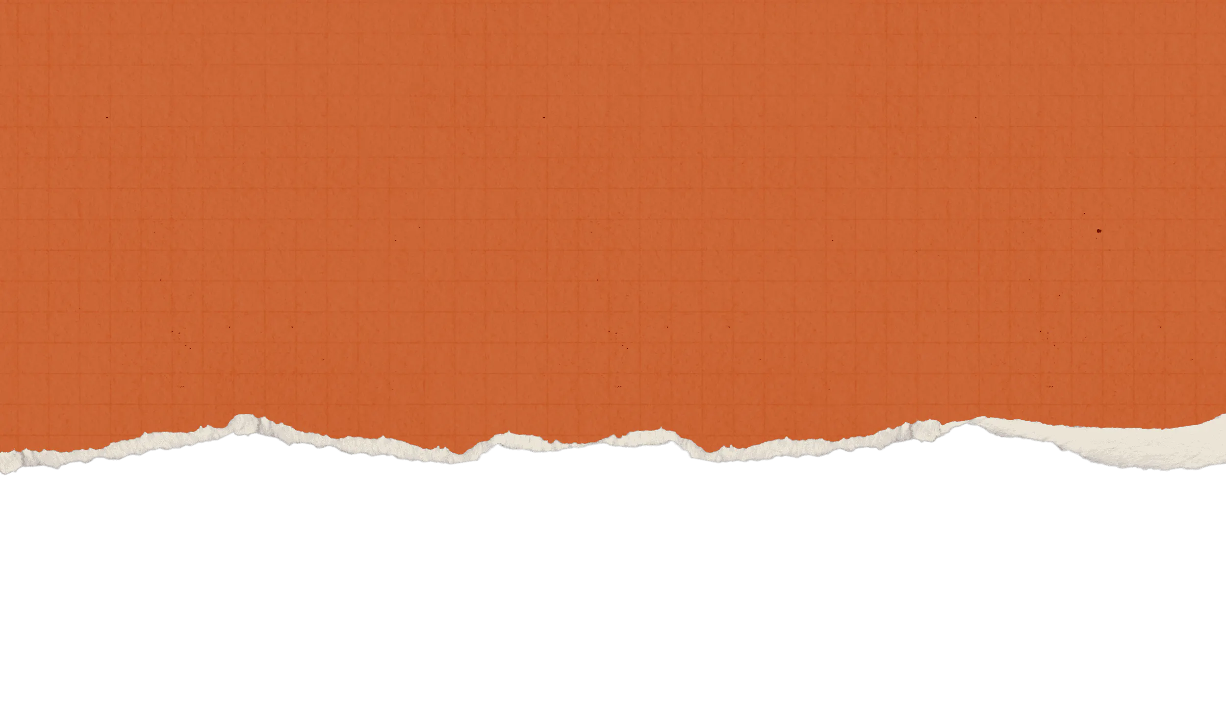 A dark orange paper texture with a subtle grid pattern