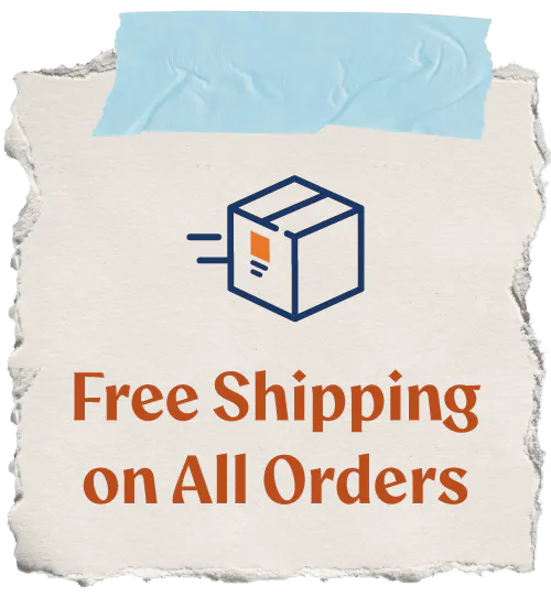 Free shipping on all orders