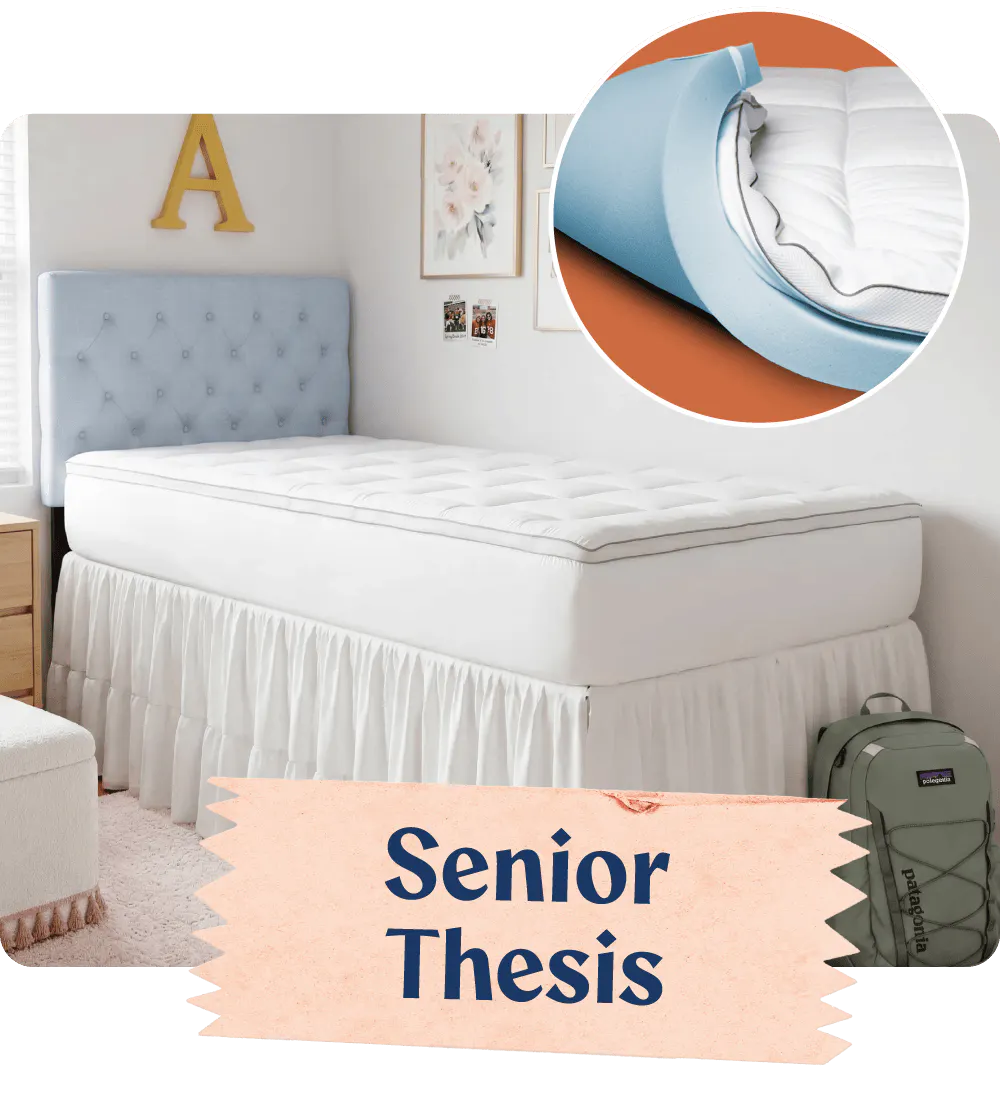 photo of the serene hybrid foam mattress topper