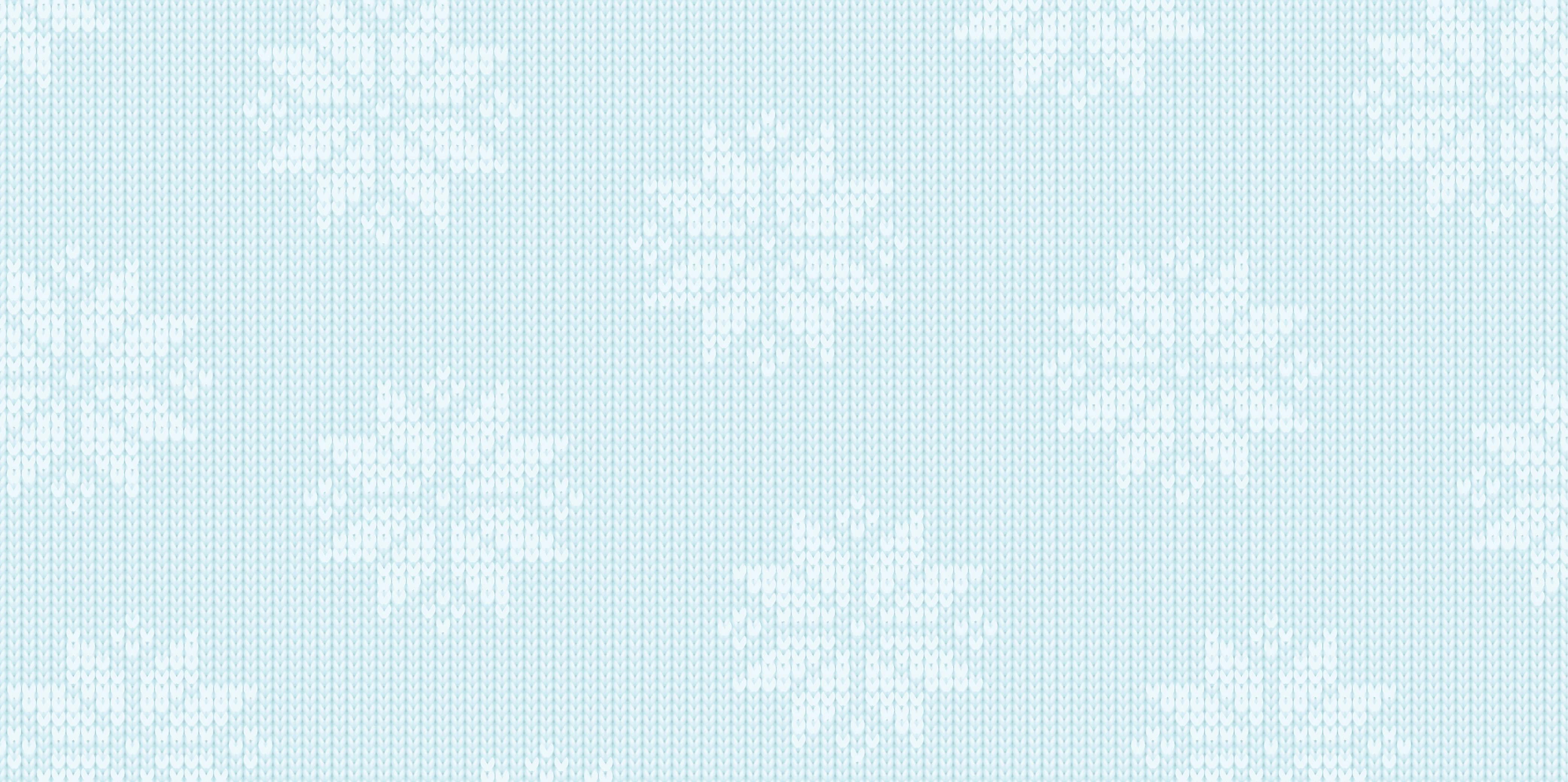 light blue colored background with sweater texture and subtle snowflake shapes